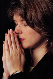 Woman praying